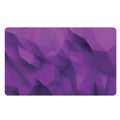 Purple Polygonal Geometric Print Polyester Doormat