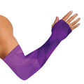 Purple Polygonal Geometric Print Sun Protection Arm Sleeves