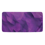 Purple Polygonal Geometric Print Towel