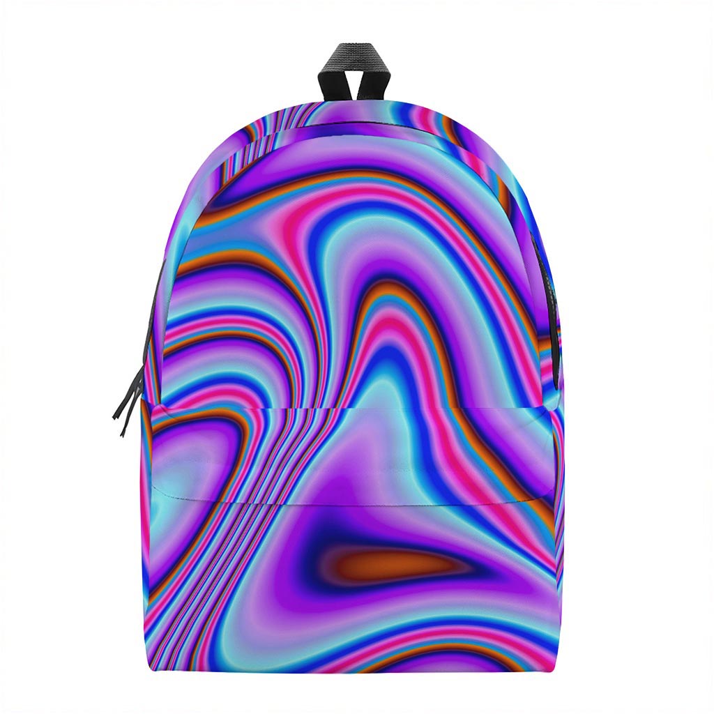 Purple Psychedelic Trippy Print Backpack
