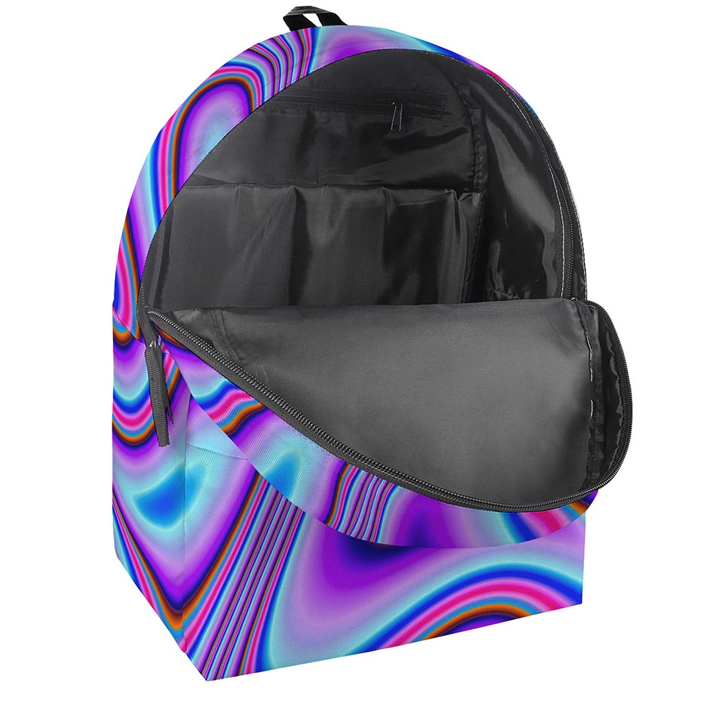 Purple Psychedelic Trippy Print Backpack