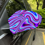 Purple Psychedelic Trippy Print Car Side Mirror Covers