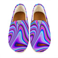 Purple Psychedelic Trippy Print Casual Shoes