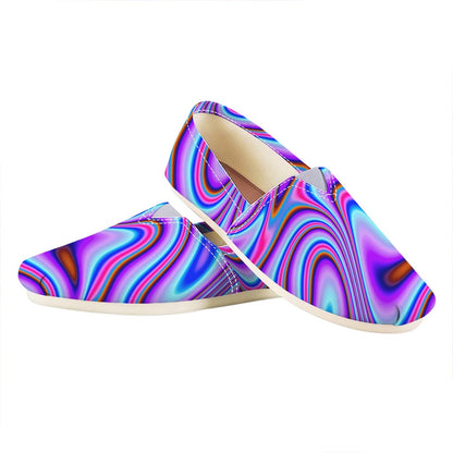 Purple Psychedelic Trippy Print Casual Shoes