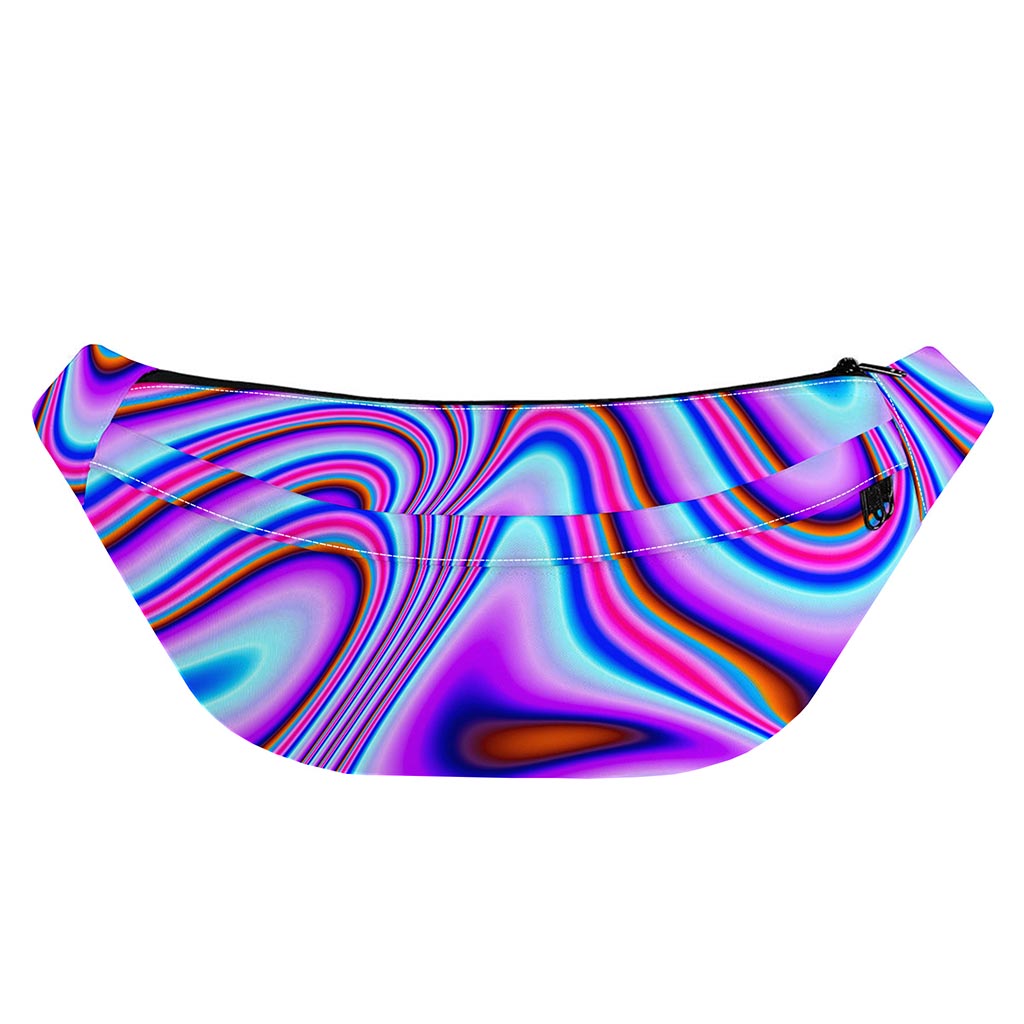 Purple Psychedelic Trippy Print Fanny Pack