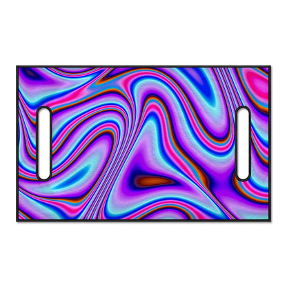 Purple Psychedelic Trippy Print Golf Cart Seat Cover