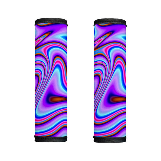 Purple Psychedelic Trippy Print Handle Covers