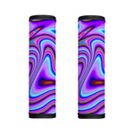 Purple Psychedelic Trippy Print Handle Covers