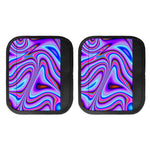 Purple Psychedelic Trippy Print Handle Covers