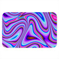 Purple Psychedelic Trippy Print Indoor Door Mat
