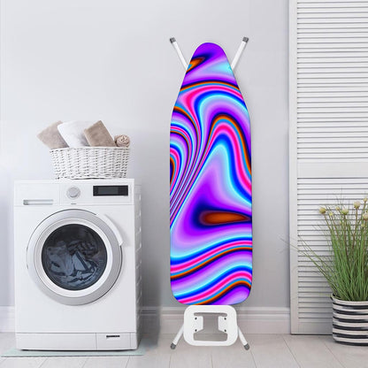Purple Psychedelic Trippy Print Ironing Board Cover