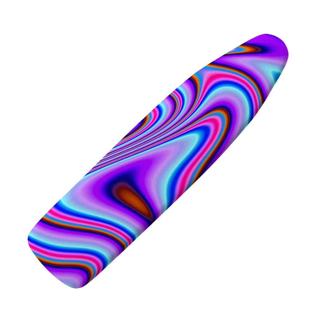 Purple Psychedelic Trippy Print Ironing Board Cover