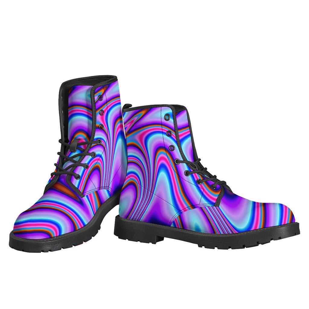 Purple Psychedelic Trippy Print Backpack