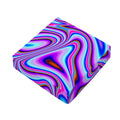 Purple Psychedelic Trippy Print Outdoor Seat Cushion Cover