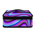 Purple Psychedelic Trippy Print Small Lunch Bag