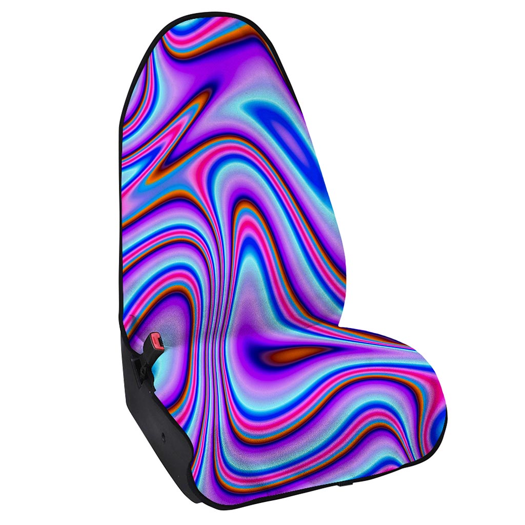 Purple Psychedelic Trippy Print Waterproof Car Seat Cover