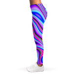 Purple Psychedelic Trippy Print Women's Leggings
