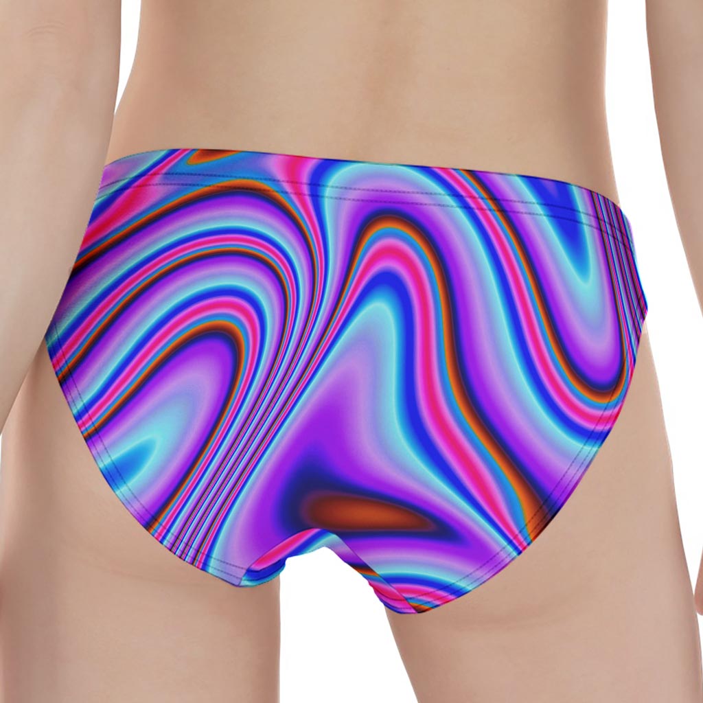 Purple Psychedelic Trippy Print Women's Panties