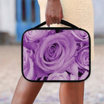 Purple Rose Print Classic Bible Case