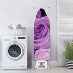 Purple Rose Print Ironing Board Cover