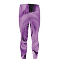 Purple Rose Print Men's Leggings