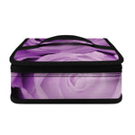 Purple Rose Print Small Lunch Bag