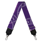 Purple Sagittarius Zodiac Pattern Print Bag Strap