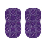 Purple Sagittarius Zodiac Pattern Print Bar Stool Covers