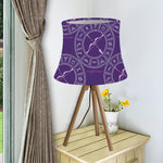 Purple Sagittarius Zodiac Pattern Print Bell Lamp Shade