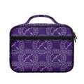 Purple Sagittarius Zodiac Pattern Print Briefcase Bible Bag