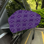 Purple Sagittarius Zodiac Pattern Print Car Side Mirror Covers
