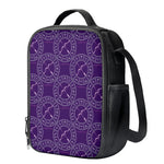 Purple Sagittarius Zodiac Pattern Print Crossbody Lunch Bag