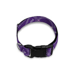 Purple Sagittarius Zodiac Pattern Print Dog Collar