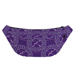 Purple Sagittarius Zodiac Pattern Print Fanny Pack
