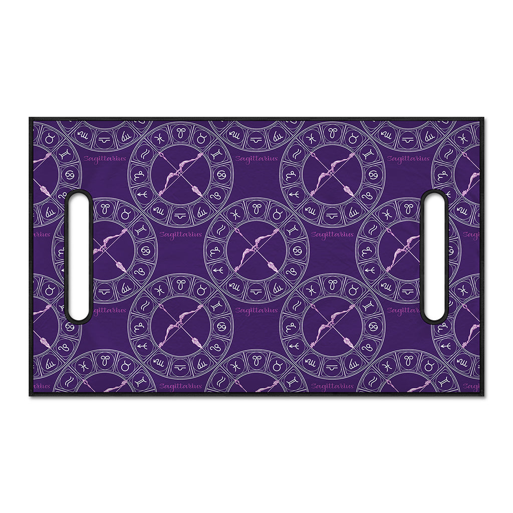 Purple Sagittarius Zodiac Pattern Print Golf Cart Seat Cover
