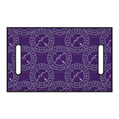 Purple Sagittarius Zodiac Pattern Print Golf Cart Seat Cover