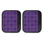 Purple Sagittarius Zodiac Pattern Print Handle Covers
