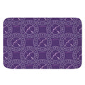 Purple Sagittarius Zodiac Pattern Print Indoor Door Mat