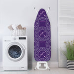 Purple Sagittarius Zodiac Pattern Print Ironing Board Cover