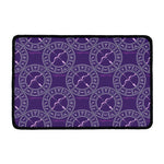 Purple Sagittarius Zodiac Pattern Print Kitchen Mat