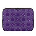 Purple Sagittarius Zodiac Pattern Print Laptop Sleeve