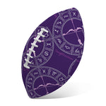 Purple Sagittarius Zodiac Pattern Print Rugby Ball