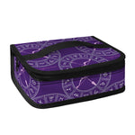 Purple Sagittarius Zodiac Pattern Print Small Lunch Bag