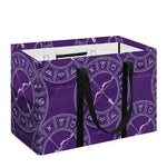 Purple Sagittarius Zodiac Pattern Print Utility Tote Bag