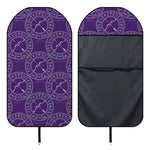 Purple Sagittarius Zodiac Pattern Print Waterproof Car Seat Cover