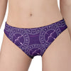 Purple Sagittarius Zodiac Pattern Print Women's Panties