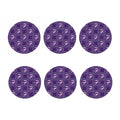 Purple Scorpio Zodiac Pattern Print Coaster Set