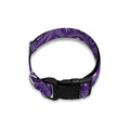 Purple Scorpio Zodiac Pattern Print Dog Collar