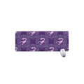 Purple Scorpio Zodiac Pattern Print Extended Mouse Pad