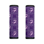 Purple Scorpio Zodiac Pattern Print Handle Covers